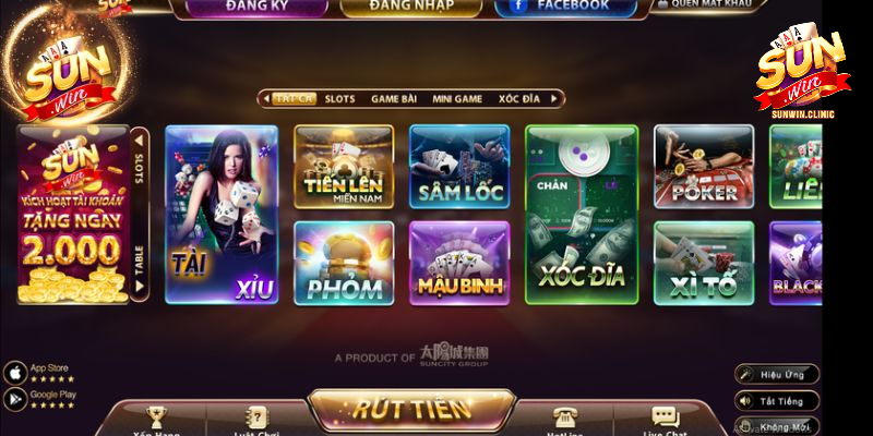 Giới thiệu tổng quan về cổng game Sunwin