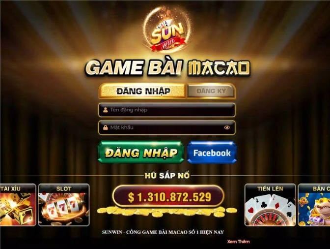 Các trò chơi có tại website game bài