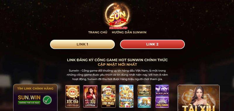 Cập nhập mới nhất các đường link vào Sunwin an toàn