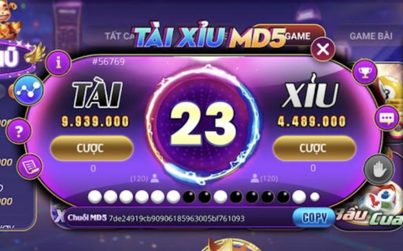 Cách thắng trò chơi Tài xỉu MD5 tại cổng game Sunwin